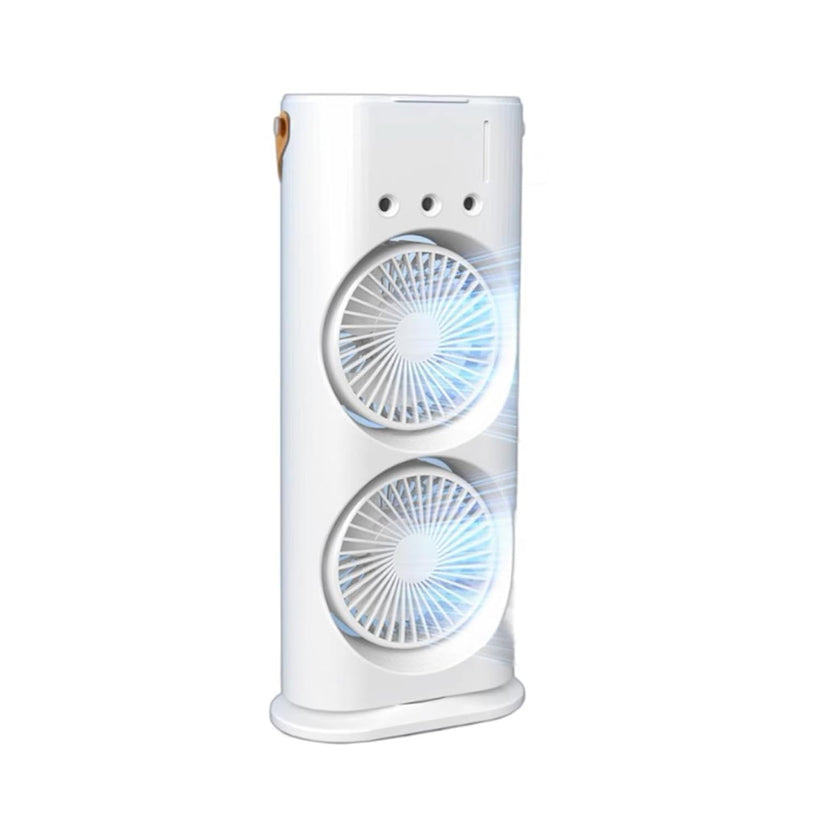 Portable Fan Double Ended Spray Fan Desk Fan with Cooler USB